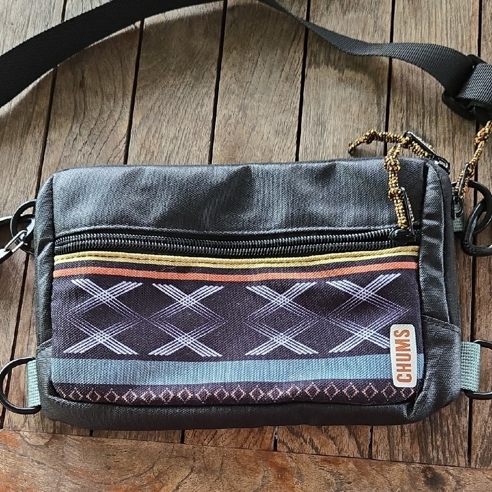 Black and Gray Crossbody Bag